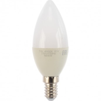 Лампа светодиодная JAZZWAY PLED-ECO-C37 5W E14 4000K